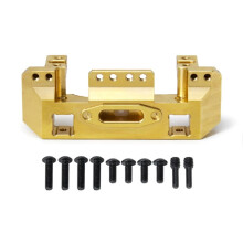 Kit de Montaje de Servo de Parachoques Delantero de Metal T4 para Piezas de Actualización de Coche RC Crawler para -4 1/10