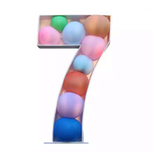 Gebruiksvriendelijke 3D-ballondoosachtergronden-93cm nummer 7