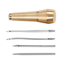 Leather Stitching Tool With Hook Needle Sewing Awls- B