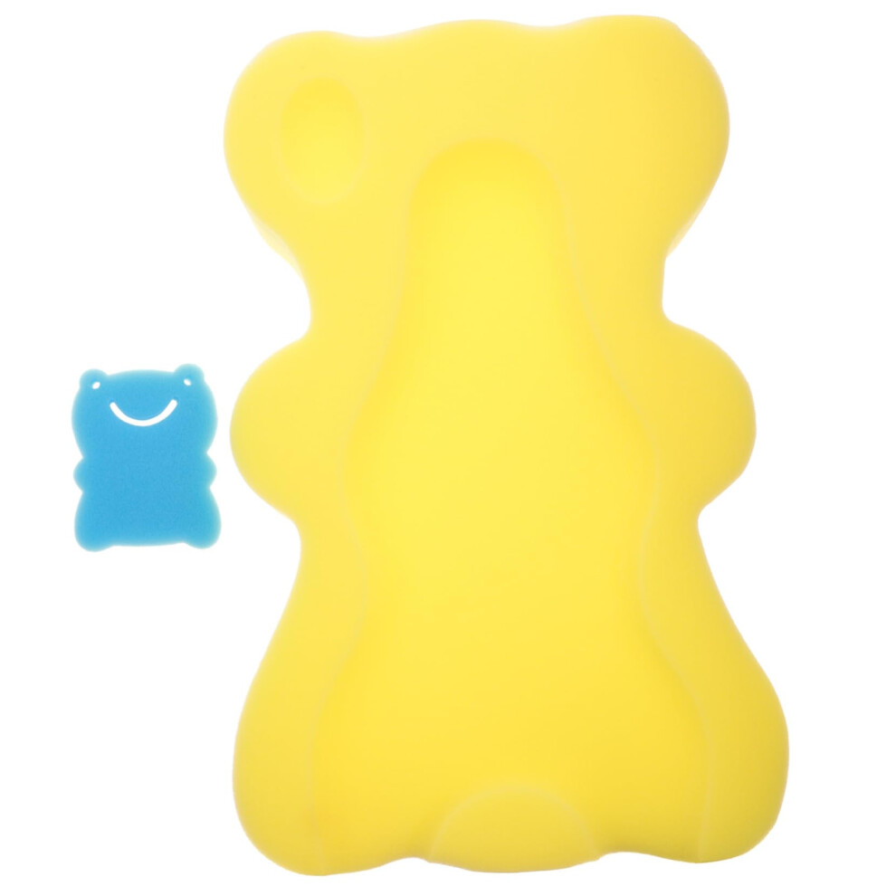 Baby Bath Sponge Cushion for Newborns – Soft NonSlip Infant Bathtub Support Pad