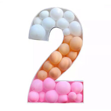 Quick Assembly Efficient Latex Number Balloon-93 cm number 2