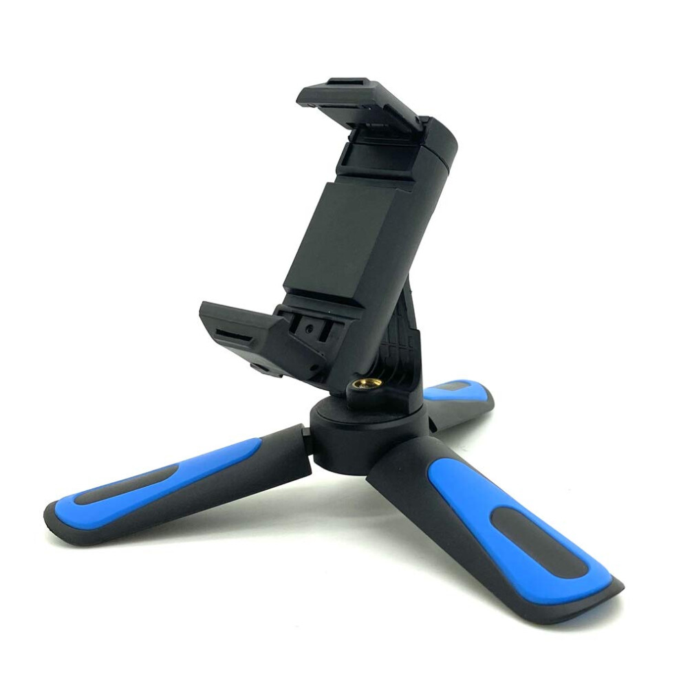 Universal Smartphone Tripod Mount With Secure Grip And Dual Orientation For Iphone And Samsung Galaxy 9169991189932