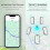 Bluetooth Tracker with Maximum Tracking Power for Keys, Bags, Pets and Valuables, iOS and Android 5