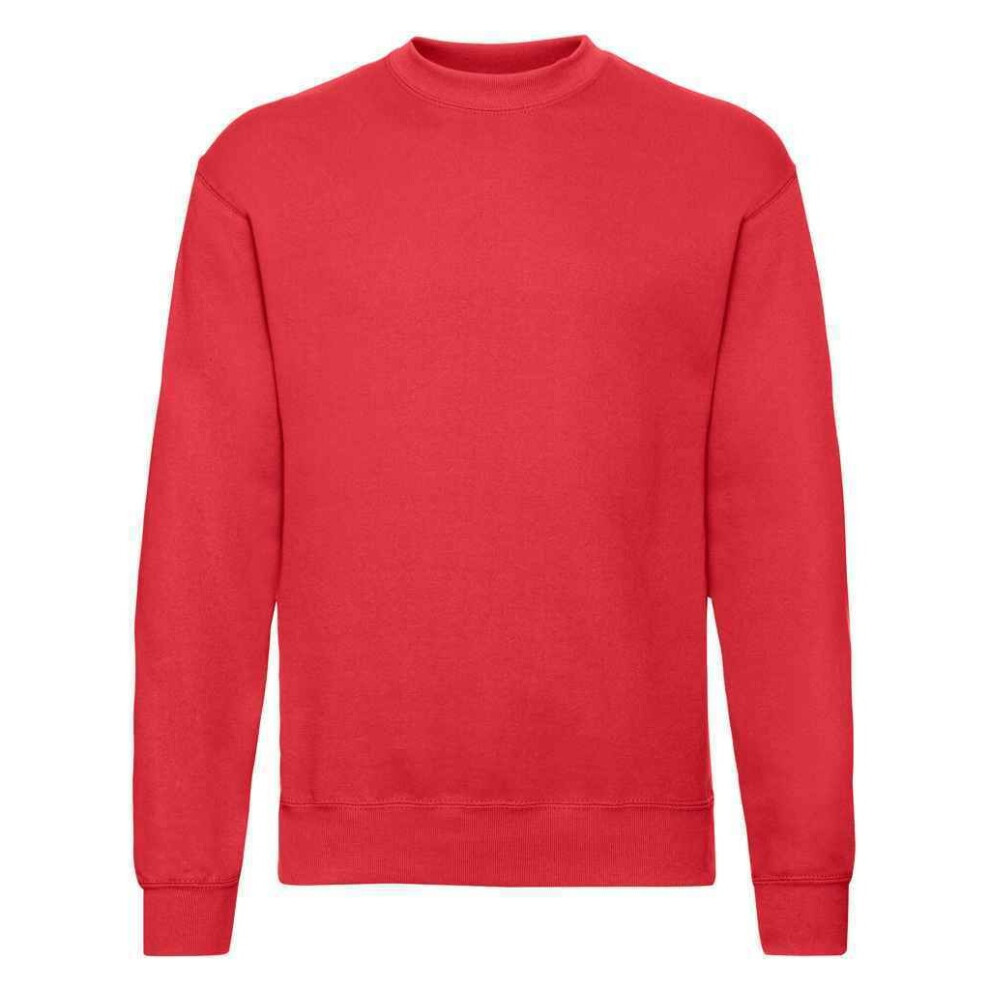 Fruit Of The Loom (3Xl, Red) Unisex Adult Classic Drop Shoulder Sweatshirt