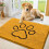 Tapete de porta de chenille 36x24 polegadas antiderrapante e absorvente 1