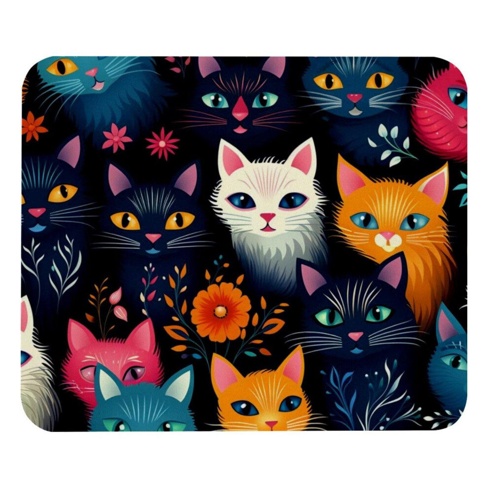 Mouse Pad Anti-Slip Rubber Cat Design 25X20cm 9181073977381