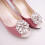 Shoe Clips Silver Crystal Rhinestone 1 Pair 2x2in 7