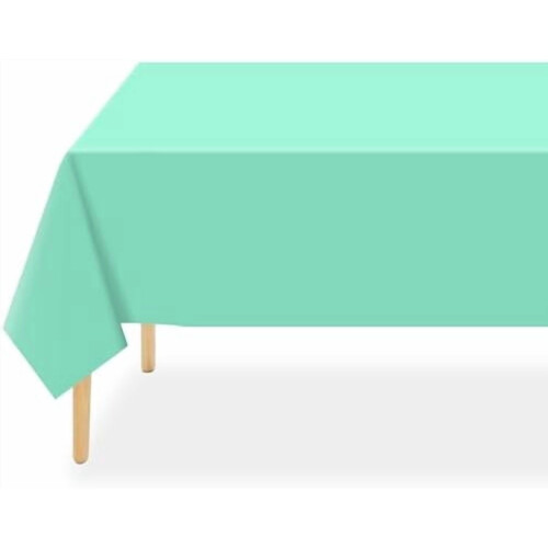 Lyserøde engangsduge i plastik, 6-pak, 137 x 283 cm
