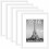 Ensemble de 5 cadres photo blancs 11x17 1