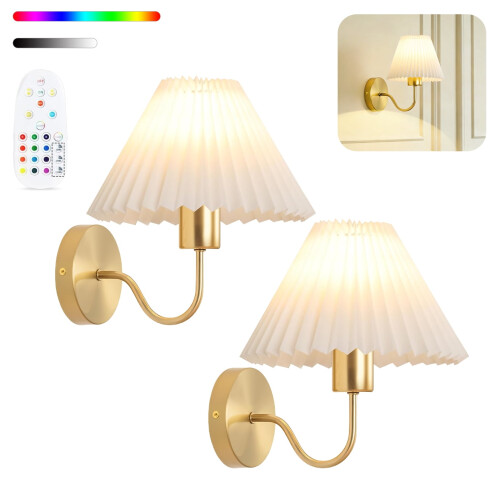 Ensemble de 2 lampes murales sans fil rechargeables