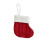 Rustikale gestrickte Weihnachtsstrümpfe, 11 x 10 cm, 1er-Pack 1