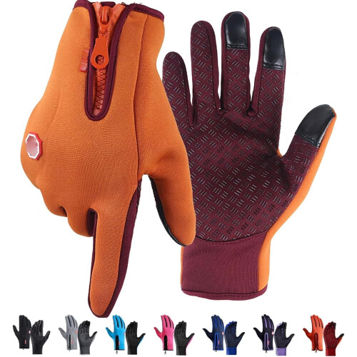 Bomaze Winter Gloves Thermal Touch Screen Windproof