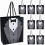 12 Sacolas de Presente Estilo Smoking – Preto e Branco, Médias, com Alça 1