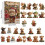 Κούκλα Highland Cow Advent Calendar2 τεμάχια 3