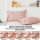 Μαξιλαροθήκες Bamboo Rayon King σετ των 2, ροζ 20x36 ιντσών 5