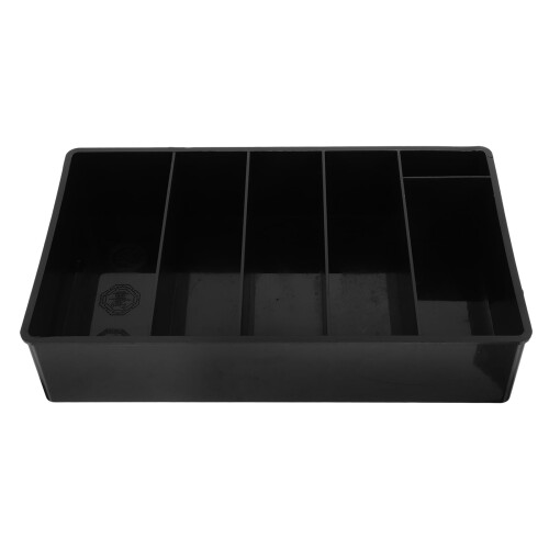 Cash drawer tray with multiple compartments
