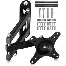 TV Wall Mount Swivel Tilt Rotation Full Motion Adjustable Articulating for Most 15-32 inch LED LCD Monitor Wall Mount VESA 75 100 (MA2720)