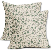 Vintage virágmintás párnahuzatok 45x45 cm-es szett, 2 db-os