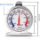 Θερμόμετρο φούρνου 2 τεμαχίων 50-300C/100-600F, Αναλογικό θερμόμετρο φούρνου, 2