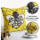 Fodere per cuscini in lino, 45x45 cm, set da 2, con stampa ape. 5