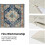 Fodere per cuscini in lino stile boho, set da 2 pezzi, 45x45 cm, blu navy 5