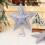 Lighted 9" Glittered 3D Star Tree Topper, Warm White LEDs, Holiday Decor – Silver 3