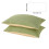 Set di 2 federe in cotone – Verdi, 48x79 cm, con busta 3