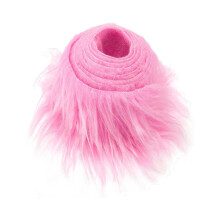 Faux Fabrics Artificial Fabric for Gnomes Beard Hair Patches Craft Patchwork Pink