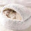 Κρεβάτι σκύλου Olvys Cozy Cocoon, στρογγυλό βελούδινο κρεβάτι σπηλιάς με κουκούλα και 6