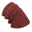 40Pcs Hook and Loop Backing Triangular Sanding Discs for Woodworking Sandpaper for Electric Sander 6