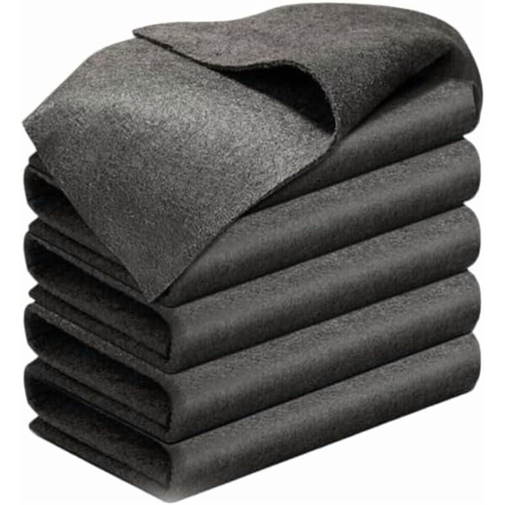 Microfiber Cleaning Cloths Thickened Streak-Free 5 Pcs 8X12 9122141160113