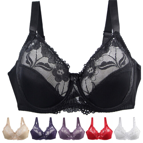 Σουτιέν Plus Size για γυναίκες, Σουτιέν Push Up, Σουτιέν Plus Size με μπανέλα, Λεπτό, Πλήρης