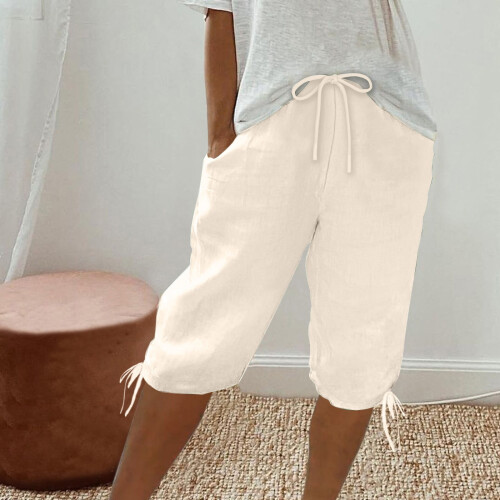 Γυναικεία Σορτς Βερμούδων Μονόχρωμα Σορτς Casual Σορτς Capris S-3XL 1