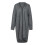 Damen-Cardigans in Unifarben, locker gestrickt, Oversize-Schnitt, Grau 4