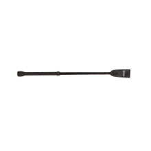 (16.5in, Black) Shires Zig Zag Leather Horse Riding Whip