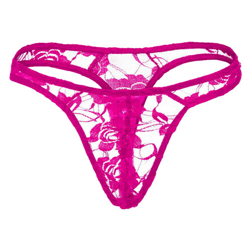 Transparent Lace Thong G-String Underwear for Men 1