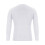 Pull homme à manches longues, col rond, coupe ajustée, blanc 5