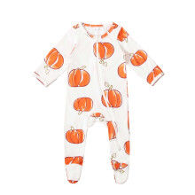 Rompertjes voor pasgeborenen, baby's en peuters met Halloweenprint (Z01#Oranje, 3-6 maanden)