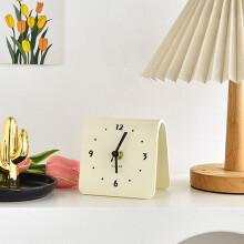 Clearance Small Desktop Clock – Modern Decorative Ornament for Living Room, Batteries Not Included