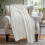 Faux Fur Throw Blanket Soft Thick Double Layer White 7