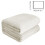 Faux Fur Throw Blanket Soft Thick Double Layer White 3