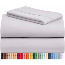Set de cearșafuri Queen cu buzunar adânc din microfibră, 6 piese