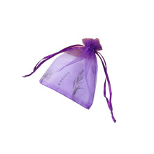 RAGUPEL Lot de petits sacs cadeaux en organza de luxe, 10 x 20 cm, parfaits pour emballer des cadeaux, des bonbons ou des petits présents, violet