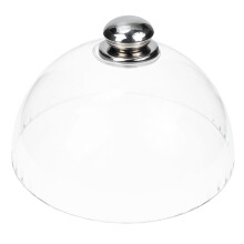 Couvercle alimentaire transparent en acrylique OUNONA pour cuisine et restaurant, couleurs assorties, 18 cm (7 pouces)