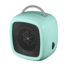 Chauffage d'appoint céramique portable, 2 modes, protection contre la surchauffe, silencieux, usage intérieur, compatible avec les prises