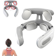 Vitality Magic Pro2.0 nyakmasszírozó, vagus idegstimulátor nyakra és fejre, 6 üzemmód, 14 intenzitás, vezeték nélküli, újratölthető,