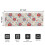 Χαλί πόρτας Pioneer με floral print, πλενόμενο αντιολισθητικό χαλάκι εσωτερικού χώρου, 5