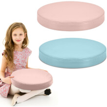 Juexica Lot de 2 coussins de sol extra épais et flexibles pour enfants – Bleu et rose, assise moelleuse pour salles de classe, garderies, écoles