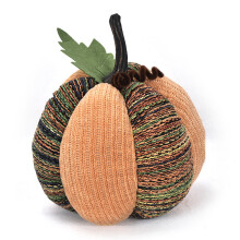 Cuscini decorativi a forma di zucca autunnale, realizzati a mano, imbottiti in poliestere, morbidi, ideali per divano, ufficio o feste, nei colori