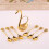 Stainless Steel Coffee Spoons with Rack (6 pcs) 5
